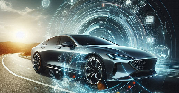 focusing on the technological advancements in luxury cars for the year 2024